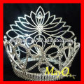 High quality flower cinderella crowns jewelry pageant crowns wholesale hair accessories